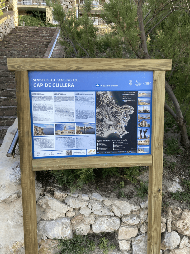 Sendero azul Cap de Cullera